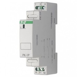 PRZEKAŹNIK ELEKTROMAGNETYCZNY 16A 1 STYK PRZEŁĄCZNY STEROWANIE 24V AC/DC STYK PRZEŁĄCZNY PK-1 - PK-1P-24V - F&F