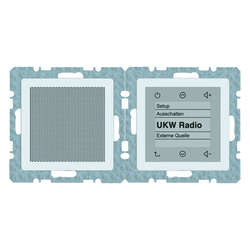 RADIO TOUCH BIAŁY AKSAMIT Q.1/Q.3 - 28806089 - HAGER - BERKER