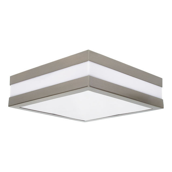 PLAFONIERA HERMETYCZNA 2XE27 MAX.18W MATOWY CHROM/KLOSZ PC IP44 JURBA DL-218L - 8981 - KANLUX