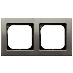 RAMKA PODWÓJNA STAL INOX SONATA  - R-2RM/37 - OSPEL
