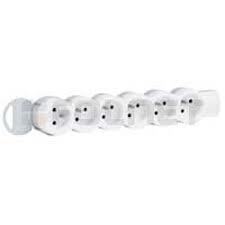 PRZEDŁUŻACZ (GNIAZDA PRZENOŚNE) 6X2P+Z - BEZ PRZEWODU - 50063 - LEGRAND