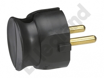 WTYCZKA POJEDYNCZA - 16A - PLASTIKOWA - CZARNA - PŁASKA (MAŁA GŁĘBOKOŚĆ) - 50184 - LEGRAND