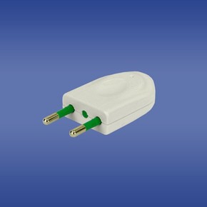 WTYCZKA PŁASKA 16A 250V BIAŁA FWB - 51.220 - ELEKTROPLAST OPATÓWEK
