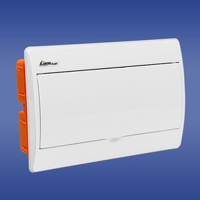 ROZDZIELNIA TWORZYWO 12 MODUŁÓW P/T LISTWA N+PE RP-12/B FALA - 8.13 - ELEKTROPLAST OPATÓWEK