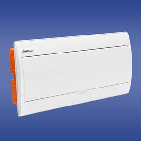ROZDZIELNIA TWORZYWO 18 MODUŁÓW P/T LISTWA N+PE RP-18/B FALA - 8.17 - ELEKTROPLAST OPATÓWEK