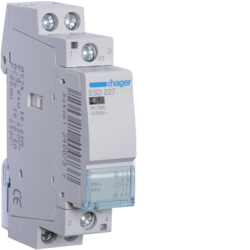STYCZNIK 1NO+1NC 25A 24V AC. - ESD227 - HAGER - BERKER