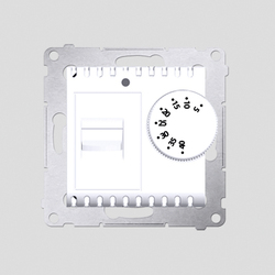 REGULATOR TEMPERATURY Z CZUJNIKIEM WEWNĘTRZNYM MODUŁ BIAŁY SIMON 54 - DRT10W.02/11 - KONTAKT SIMON