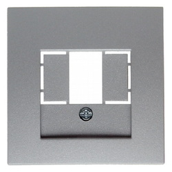 ELEMENT CENTRALNY DO GNIAZDA TAE I GŁOŚNIKOWEGO ALU B.7  - 10331404 - HAGER - BERKER