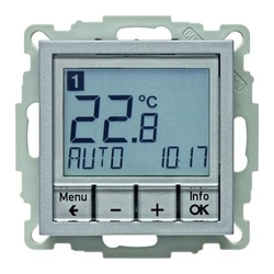 REGULATOR TEMPERATURY ZE STEROWANIEM CZASOWYM I ELEMENTEM CENTRALNYM ALU B.1/B.3/B.7  - 20441404 - HAGER - BERKER