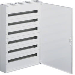ROZDZIELNICA KOMPLETNA 6X36MODUŁÓW +ZACISKI PE/N IP30/I KL.N/T - FW636WT - HAGER - BERKER