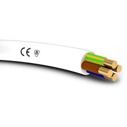 YDY 4x1,5  750V biały przewód - G-103039 - KABLE I PRZEWODY