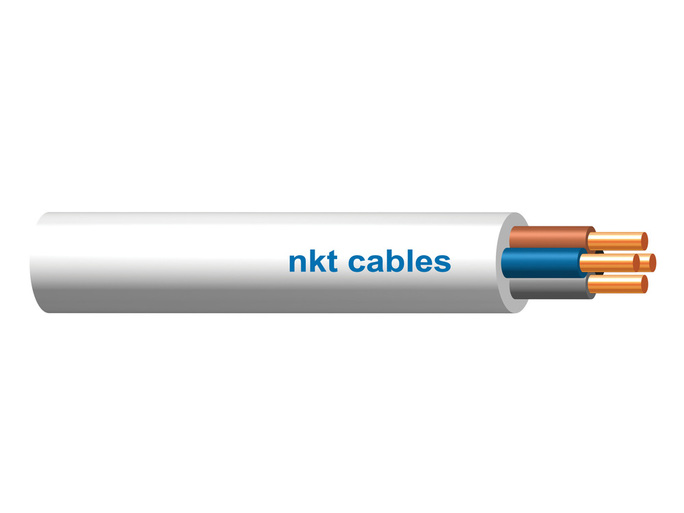 YDY 4x10  750V biały przewód - G-106461 - KABLE I PRZEWODY