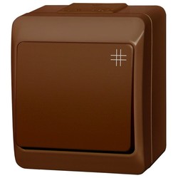 ŁĄCZNIK KRZYŻOWY IP44 BRĄZOWY EP-LUX 3 HERMES - 0338-06 - ELEKTRO-PLAST NASIELSK