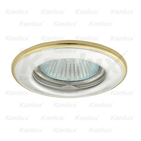 OPRAWKA SUFITOWA PUNKTOWA MR16 GX5,3 MAX.50W PERŁOWO SREBRNY/ZŁOTY HORN CTC-3114-PS/G - 2822 - KANLUX