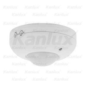 CZUJNIK RUCHU PIR SUFITOWY 360&deg; 1200W IP20 BIAŁY ZONA JQ-37-W - 464 - KANLUX