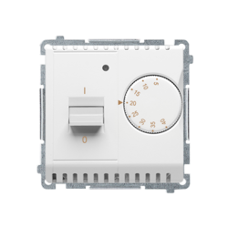 REGULATOR TEMPERATURY Z CZUJNIKIEM WEWNĘTRZNYM BIAŁY SIMON BASIC - BMRT10W.02/11 - KONTAKT SIMON