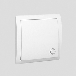 PRZYCISK "ŚWIATŁO" BIAŁY SIMON CLASSIC - MS1/11 - KONTAKT SIMON