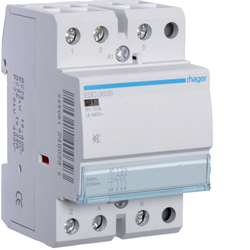 STYCZNIK CICHY 3NO 63A 230V AC. - ESC363S - HAGER - BERKER