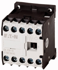 STYCZNIK MOCY 9A AC3 3 BIEGUNY NO STYK POMOCNICZY NO STEROWANIE 24V DC DILEM-10 - 010213 - EATON