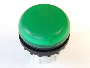 GŁÓWKA PŁASKA LAMPKI SYGNALIZACYJNEJ KOLOR ZIELONY M22-L-G - 216773 - EATON