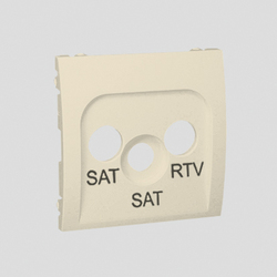POKRYWA GNIAZDA ANTENOWEGO RTV-SAT-SAT BEŻ SIMON CLASSIC - MAS2P/12 - KONTAKT SIMON