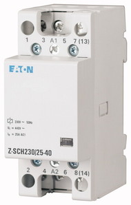 STYCZNIK MODUŁOWY 25A AC1 4 BIEGUNY 4NO STEROWANIE 24V AC Z-SCH24/25-40 - 248851 - EATON