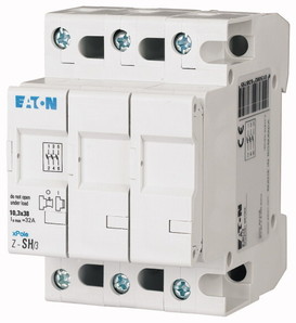 PODSTAWA ROZŁĄCZNIKA 3 POLOWA DO WKŁADEK CYLINDRYCZNYCH 10X38MM Z-SH-3 - 263879 - EATON