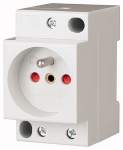 GNIAZDO 2P+Z Z PRZESŁONAMI NA SZYNĘ TH35 Z-SD230-BS - 266876 - EATON