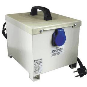 TRANSFORMATOR JEDNOFAZOWY PFN 3501/2301 230/230V IP44 Z ZABEZPIECZENIEM I ZE SZNUREM SIECIOWYM - 16152-9986 - BREVE
