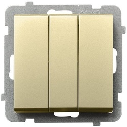 ŁĄCZNIK POTRÓJNY SZAMPAŃSKI ZŁOTY SONATA - ŁP-13R/M/39 - OSPEL