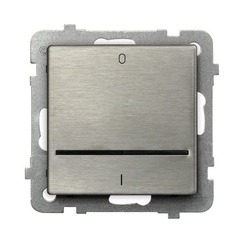 ŁĄCZNIK DWUBIEGUNOWY STAL INOX SONATA - ŁP-11RMS/M/37 - OSPEL