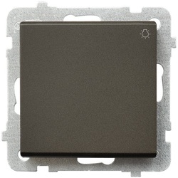 ŁĄCZNIK ZWIERNY &bdquo;ŚWIATŁO&rdquo; CZEKOLADOWY METAL SONATA - ŁP-5R/M/40 - OSPEL