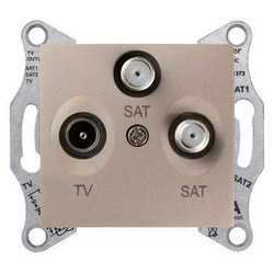GNIAZDO TV/SAT/SAT KOŃCOWE SATYNA - SDN3502168 - SCHNEIDER ELECTRIC