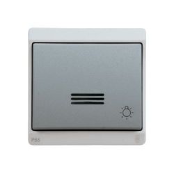PRZYCISK "DZWONEK" (BEZ PODSTAWY) SZARY - ENN37762 - SCHNEIDER ELECTRIC