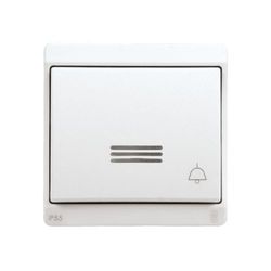 PRZYCISK "DZWONEK" (BEZ PODSTAWY) BIAŁY - ENN37962 - SCHNEIDER ELECTRIC