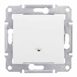 PRZYCISK "ŚWIATŁO" BIAŁY SEDNA  - SDN0900121 - SCHNEIDER ELECTRIC