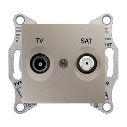 GNIAZDO TV/SAT KOŃCOWE SATYNA SEDNA - SDN3401668 - SCHNEIDER ELECTRIC