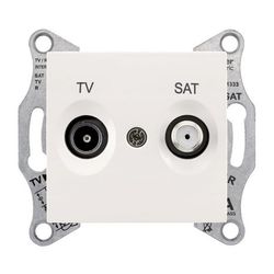 GNIAZDO TV/SAT PRZELOTOWE KREMOWY - SDN3401923 - SCHNEIDER ELECTRIC