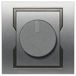 ŚCIEMNIACZ 400W SREBRNY + GRAFITOWY ELEMENT ZDOBNICZY QUATTRO - 1117-06 - ELEKTRO-PLAST NASIELSK