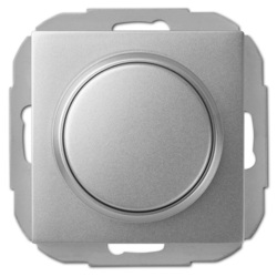 ŚCIEMNIACZ OBROTOWY 400W SREBRO POŁYSK SENTIA - 1417-56 - ELEKTRO-PLAST NASIELSK