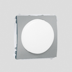 SYGNALIZATOR ŚWIETLNY LED &ndash; ŚWIATŁO BIAŁE (MODUŁ) 230 V ALUMINIUM (MET.) - MSS/1.01/26 - KONTAKT SIMON