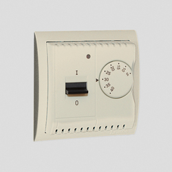 REGULATOR TEMPERATURY Z CZUJNIKIEM WEWNĘTRZNYM 16A 230 V MONTAŻ NA WKRĘTY BEŻ SIMON CLASSIC - MRT10W/12 - KONTAKT SIMON