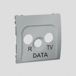 POKRYWA GNIAZDA ANTENOWEGO RTV-DATA ALUMINIUM SIMON CLASSIC - MADP/26 - KONTAKT SIMON