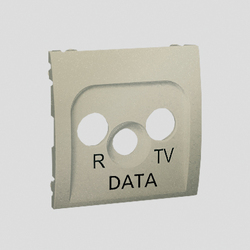 POKRYWA GNIAZDA ANTENOWEGO RTV-DATA PLATYNA SIMON CLASSIC - MADP/27 - KONTAKT SIMON
