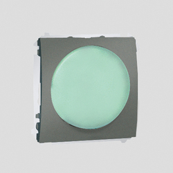 SYGNALIZATOR ŚWIETLNY LED &ndash; ŚWIATŁO ZIELONE (MODUŁ) 230 GRAFIT SIMON CLASSIC - MSS/3.01/25 - KONTAKT SIMON