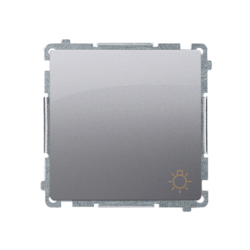 PRZYCISK ŚWIATŁO (MODUŁ) 16AX 250V ZACISKI ŚRUBOWE INOX SIMON BASIC - BMS1A.01/21 - KONTAKT SIMON