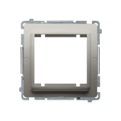 ADAPTER (PRZEJŚCIÓWKA) NA OSPRZĘT STANDARDU 45X45 MM MONTAŻ DO PUSZKI NA ŁAPKI I WKRĘTY SATYNA SIMON BASIC - BMA45M/29 - KONTAKT SIMON