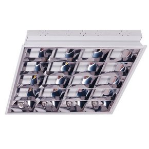 OPRAWA RASTROWA P/T 4X18W IP20 600x600 RASTER PÓŁPARABOLA INNOVO 4X18W - IN-RE418W-01 - GTV
