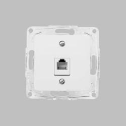 GNIAZDO KOMPUTEROWE 1XRJ45 KAT.6 FTP BIAŁY POLO.OPTIMA - 12034902 - HAGER - BERKER