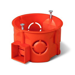 PUSZKA P/T PK-60 PRO DO ŁĄCZENIA BEZ WKRĘTÓW DO ŚCIAN MUROWANYCH FI 60X41 - 0284-00 - ELEKTRO-PLAST NASIELSK